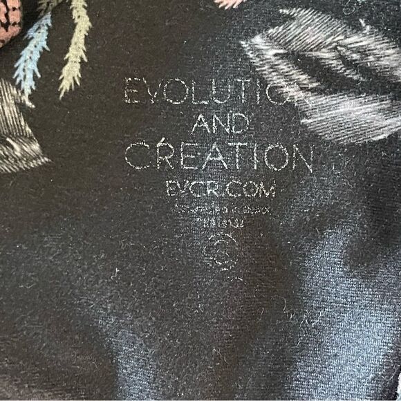Evolution & Creation Floral Leggings & 90 degrees Cranberry Net Leggings Small - Picture 3 of 16